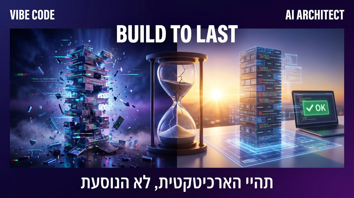Vibe Coding מול AI Architect